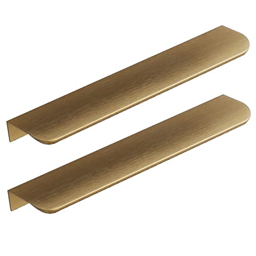 Aluminum Alloy Concealed Handles Invisible Door Knob Wardrobe Kitchen Handles Cabinet Handle Finger Edge Pull Furniture Knobs Dr