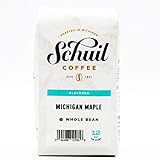 Schuil Whole Bean Coffee, Fair Trade Premium Roasted Gourmet Coffee beans, Smooth and Full Bodied Artisan Coffee (Michigan Maple, 12 oz)