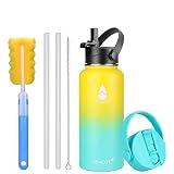 SYACOT 32 oz 40 oz 64 oz Stainless Steel Water Bottle, Insulated Double Wall Vacuum Leak Proof Water