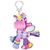 Playgro Activiteitenknuffel van Stella de eenhoorn, kinderwagenspeeltje, kinderwagenspeelgoed, vanaf 0 maanden, roze…