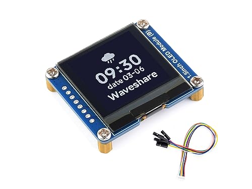 EF[uVFA 1.5C` OLED XN[ W[ 128×128sNZ ubN/zCg fBXvC J[ OLED Raspberry Pi/Arduino/STM32p 4 SPI I2C C^[tFCXA3.3V/5V