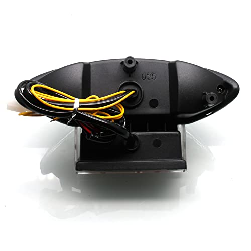 Image of MZS Motorcycle Tail Light for HAYABUSA GSX1300R 99-07, Katana 600 750 03-06 | LED Integrated Rear Turn Signal Blinker Running Brake Taillight, Clear Lens, Amber Red Lamp, fits GSXR1300 GSX600F GSX750F