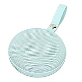 Compacto y portátil: este altavoz inalámbrico de bolsillo se puede guardar fácilmente en una bolsa, y el lazo de silicona para colgar lo hace fácil de transportar, compacto y portátil.