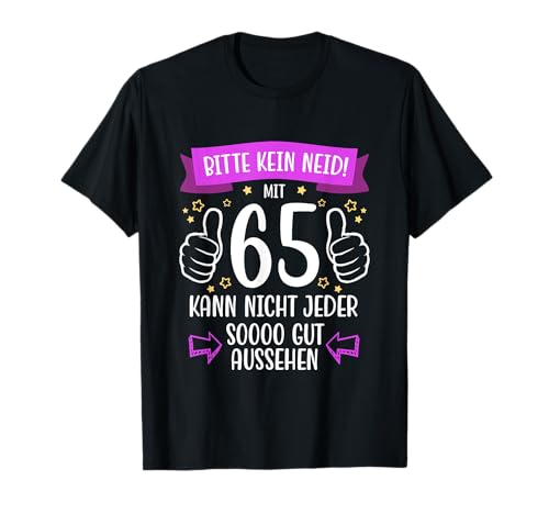 Deko 65 Geburtstag Frau Mann Geschenkkiste Lustig 65 Jahre T-Shirt Deko 65 Geburtstag Frau Mann Geschenkkiste Lustig 65 Jahre T-Shirt