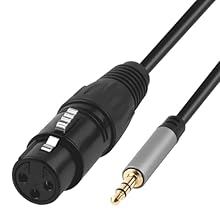 【Excellent Sound】Our microphone cable use high strength alloy die-cast housing, gold plated connections, 22 AWG 4N oxygen-free copper cores to help your instrument sounds flowing in a clear live nature way, deliver pristine sound. Foil shielding and ...