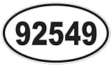 US Decal, Inc. Number 92549 Oval Sticker