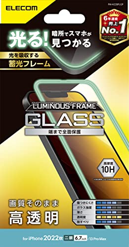 GR iPhone 14 Plus / 13 Pro Max KXtB ~t[t KX \ʍdx10H wh~ Uh~ GA[X  PM-A22BFLGP