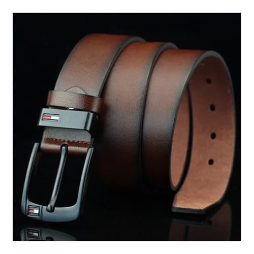 PU Leather Belt For Men Classical Alloy Pins Buckle Waist Belts Wild West Punk For Jeans Leisure Waistband4