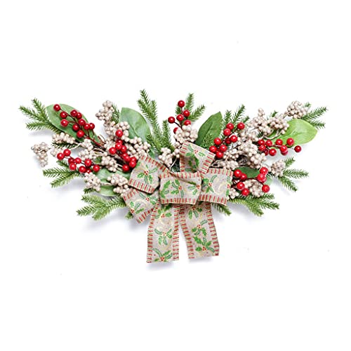 Couronne de Noël en rotin pour sublimer l'entrée des hôtels et magasins