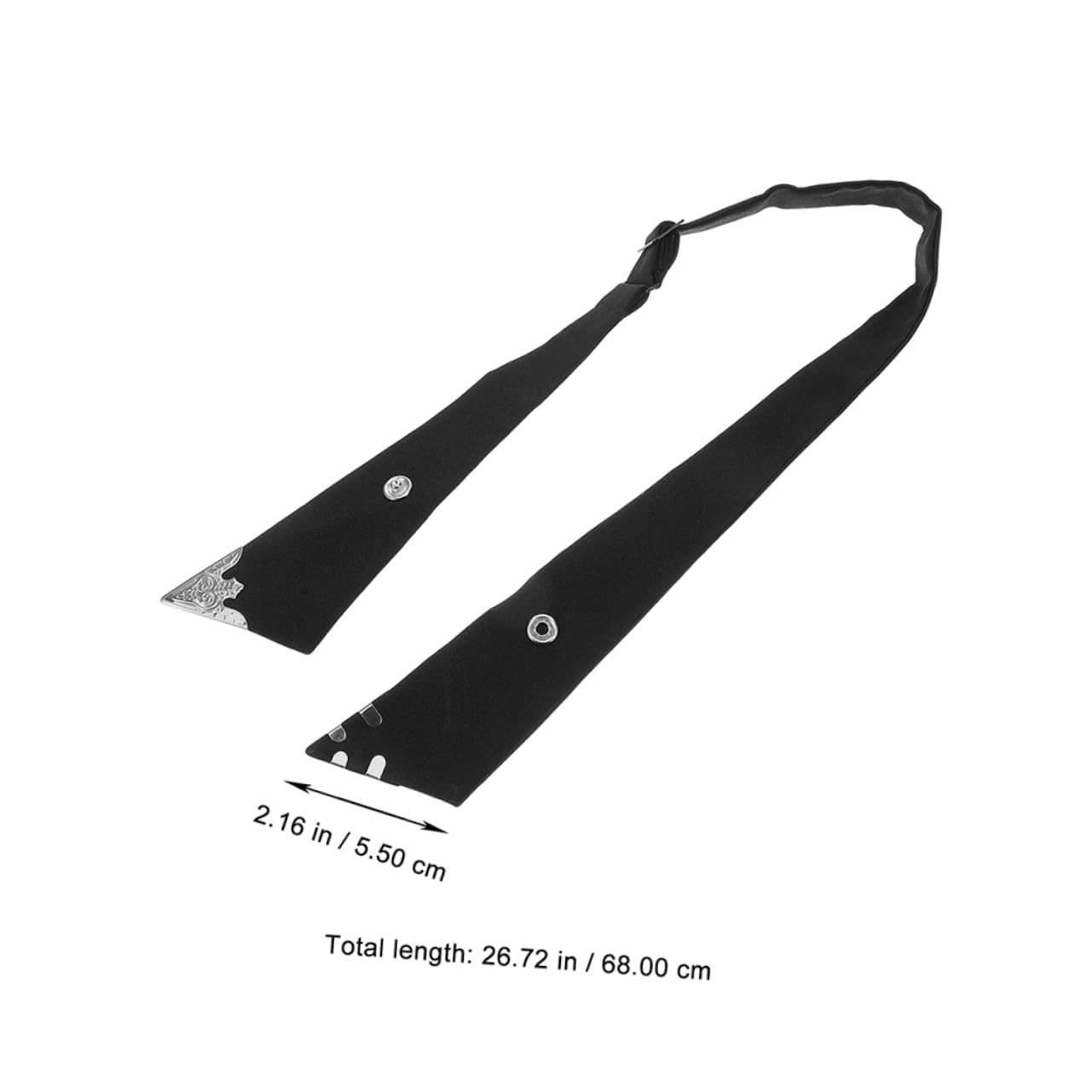 OUNONA 2Pcs Adjustable Graduation Cross Bow Tie for Men and Women Versatile Criss Cross Neck Accessories Classic for Formal Events and Work Attire