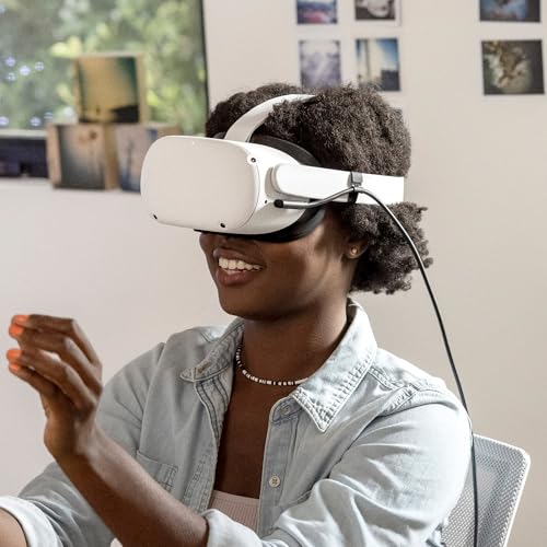 meta quest link cable - virtual reality headset cable for quest - 16ft 5m - pc vr