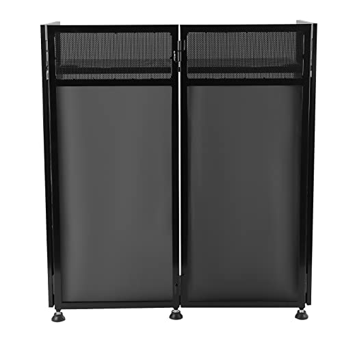 Pantalla plegable para DJ con estructura de aluminio y paneles blancos miniatura 7