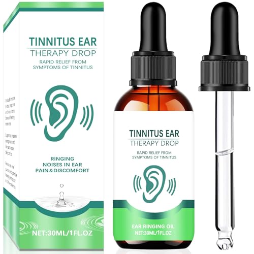 Tinnitus Relief for Ringing Ears Ear Care Drops Promote Ear Comfort and Clarity Effective Tinnitus Treatment Reduces Ears Noise and Improves Hearing in Both Men and Women 1Pack