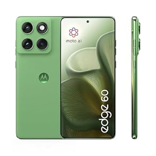 Motorola edge 60 con Moto AI 8/256GB, Fotocamera 50+50+10MP, selfie 50MP, Display 6.67" pOLED 120Hz, MediaTek Dimensity 24M, batteria 5200mAh, ricarica 68W, Android 15, PANTONE Shamrock