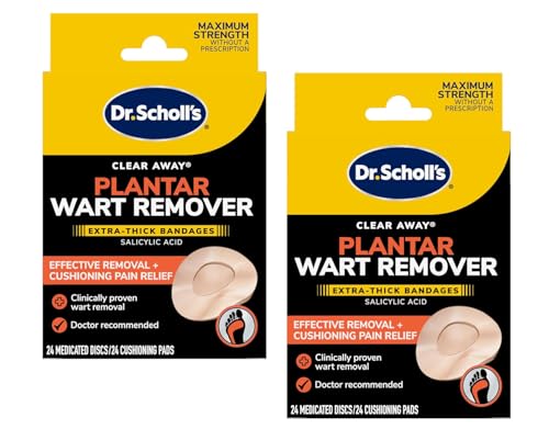 Dr. Scholl's Clear Away Wart Remover Plantar 24 ea (Pack of 2)