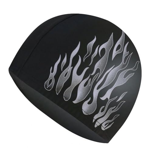 ETZRYSYB Gorro de natación para hombre, de nailon, con protección auditiva, para accesorios de natación junto al mar (Grau)