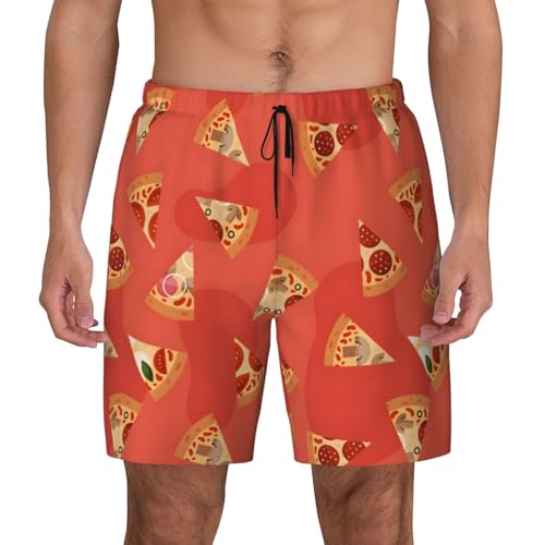 Mens Swim Trunks Short with Compression Liner 7 Inch Swimming Trunks Beach Board Shorts2