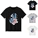 Girls American Flag Print Short Sleeve T Shirts Basic Kids Summer Tops Loose Crewneck Cute Cotton Tees for Boys 1-12 Years