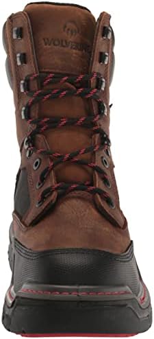 Wolverine Men's Raider DuraShocks Heavy Duty CarbonMax 8" Construction Boot, Brown, 7 | Image 1