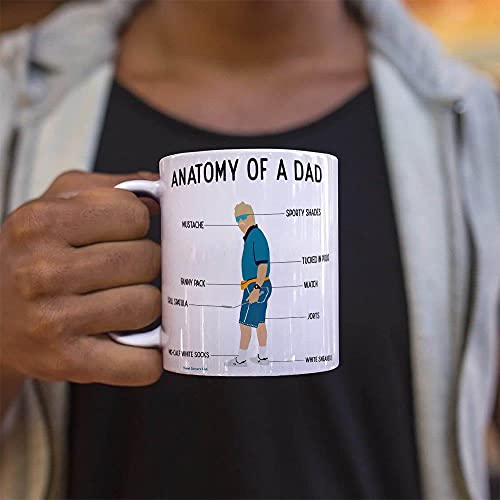 Taza de cerámica 11 oz Anatomy of Dad miniatura 2