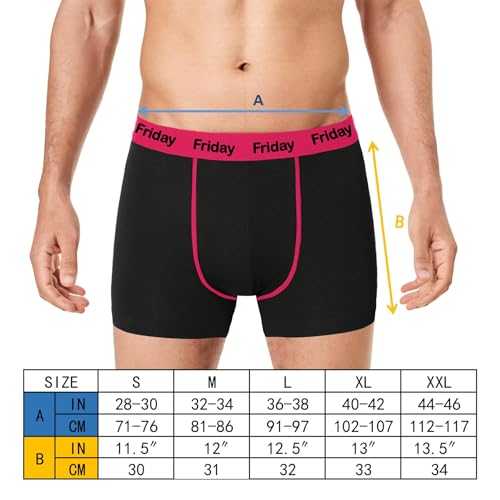 Harte & Soul Mens 7 Pack Days of the Week Boxer Shorts ...