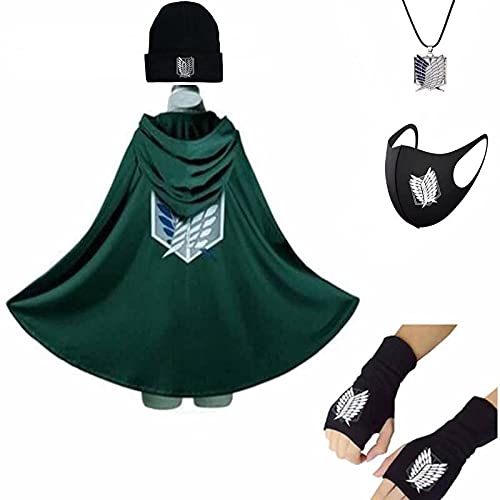 MWBLN Víspera de Todos los Santos,Ropa de Capa para Hombre, Disfraz de Cosplay, Disfraces de Halloween para Mujer. L 5 Piezas