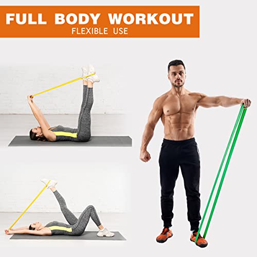 Resistance Band, Pull Up Bands Stretching Assist Band Portable Exercise, Muscle Training, Physical Therapy, Unisex Heavy Duty Resistance Stretching Ring Band For Weightlifting Exercises (5-100 Lbs) #TOP4