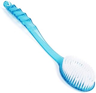 Gigicloud Back Brush for Shower, Long-Handle Back-Rubbing Shower Body Brush Bathing Massage Brush Back Scrubber Shower Brush Wet or Dry Brushing Tool Shower Brush for Men & Women