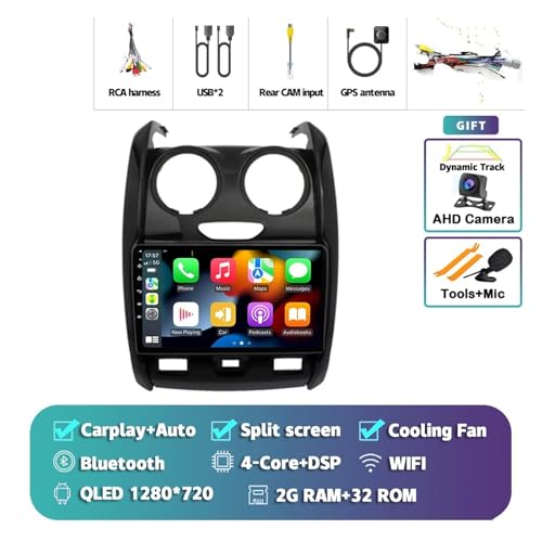 Protector antipolvo y autoradio estéreo Android para Lada Largus 2