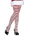 Red and White Striped Tights Red White Striped Tight Elf Tights Christmas Tights