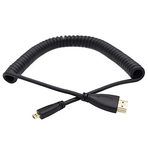 ViViSun�n�C�X�s�[�h HDMI(�I�X)to micro HDMI(�I�X)�ϊ��P�[�u�� HDMI�^�C�vA�I�X-micro HDMI�^�C�v�cmicro)�I�X �����b�L�R�l�N�^���� �����f�[�^�`�� �L�k���߉\ (�X�g���[�g)