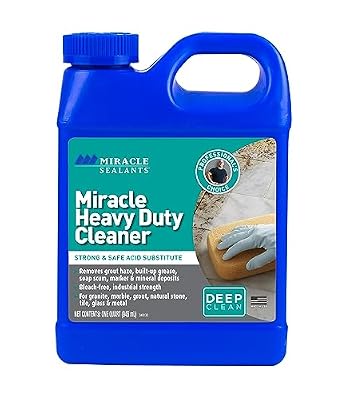 Miracle Sealants MHDCQT6 Heavy Duty Acid Substitute Cleaner, Quart 32 oz