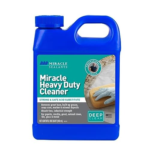Miracle Sealants Heavy-Duty Non-Acidic Tile & Stone Cleaner, Quart