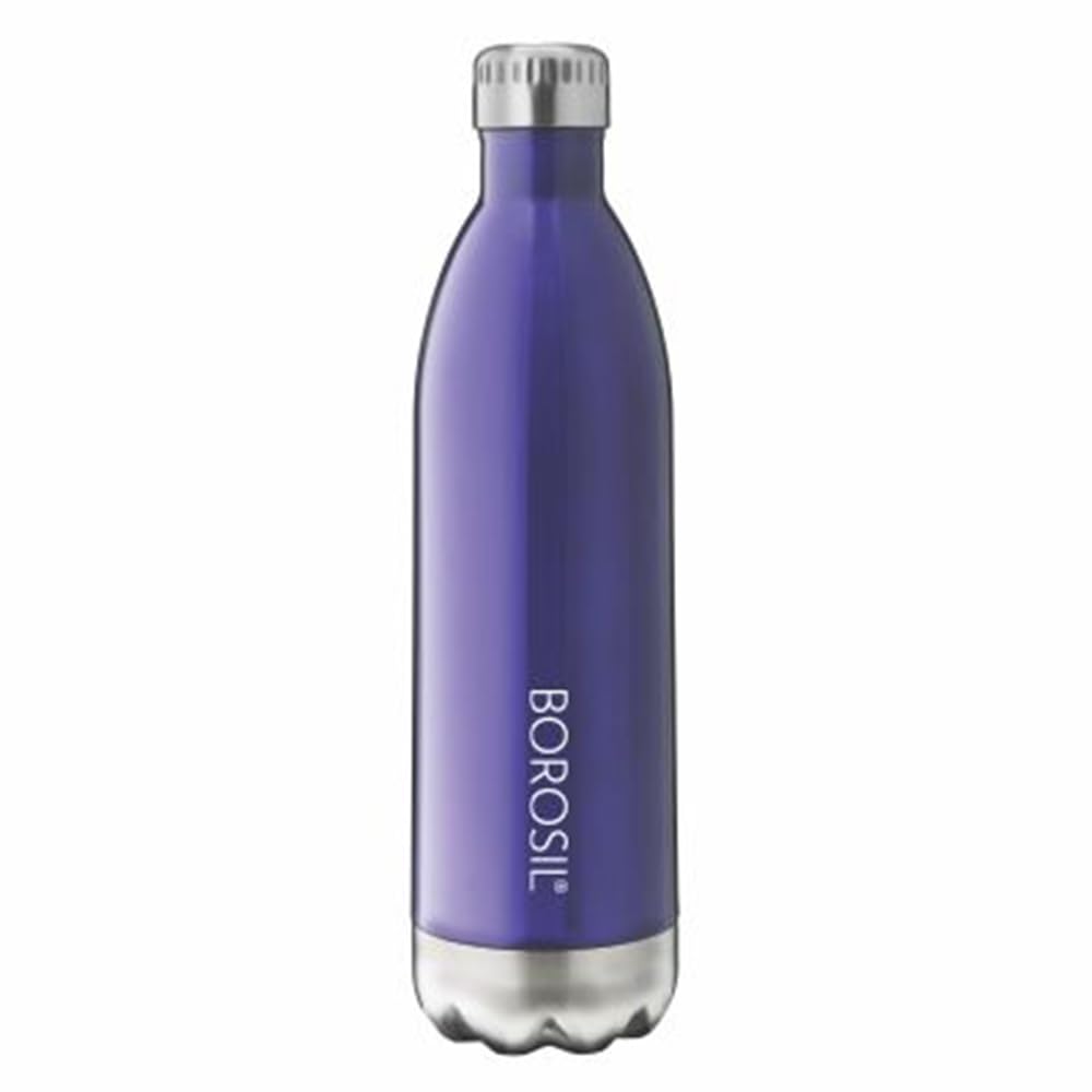 VACUUM INSULATED COPPER COATED INNER TRANS BOLT Water Bottle, Sports Bottle, Yoga Bottle, Outdoor, PortableLeak Proof, Reusable Water Bottle BLUE, 1000 ML, FGBOL1000BL