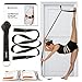 Stretch Strap with Door Anchor - Improve Leg Stretching with Door Flexibility Trainer - Perfect Home Equipment for Ballet, Dance, MMA, Taekwondo, Yoga & Gymnastics Exercises - Booklet & Box Included