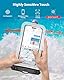 YOSH wasserdichte Handyhülle [2 Stück], 7,0 Zoll IPX8 Unterwasser Handyhülle, Wasserfeste Handytasche für iPhone 16 15 14 13 12 11 Pro Max XS 8 7 Samsung S24 S23 S22 Ultra A55 Xiaomi- Kristallklar