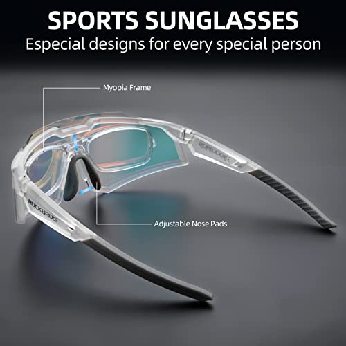 Rockbros Photochromic Sports Sunglasses For Men Women Cycling Uv Protection #TOP4