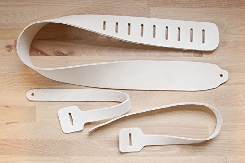 Leather Guitar Strap Kit - Made In Usa By Moxie & Oliver #TOP2