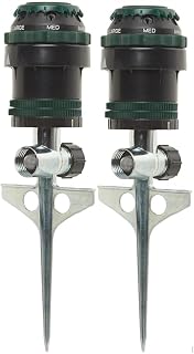 2-Pack H2O-6 Gear Drive Sprinkler - Versatile Gear Drive for Efficient Lawn Watering