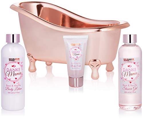 BRUBAKER Cosmetics - Danke Mama - 8-delige Luxe Moederdag Bad en Body Set - Rose Vanilla Fragrance - Cadeauset in… - Image 3