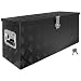 Produktbild Trucky Truckbox aus Aluminium, in Schwarz, Abschließbar, Robustes Riffelblech, Für Werkstatt, Auto, Hobby, Ausführung:Modell 8 (79 x 29 x 35 cm / D080)