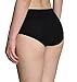 INNERSY Period Underwear for Women High Waisted Leak-Proof Postpartum Menstrual Panties 3-Pack (3 Black, Medium)