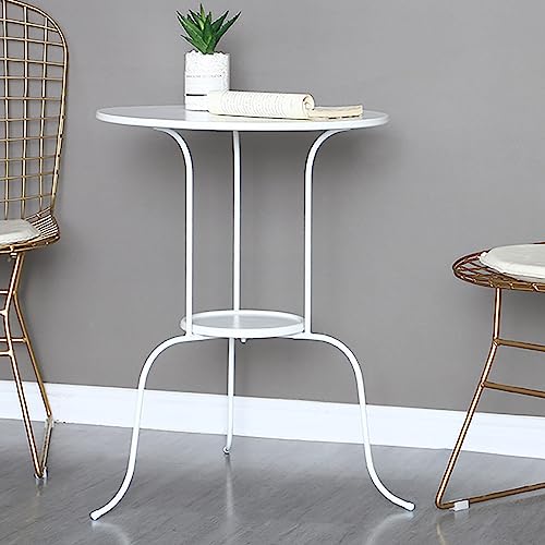 Mesas laterais externas de aço mesa lateral de pátio pequena mesa redonda externa mesa lateral de me