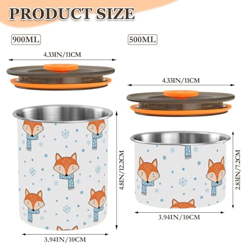Envase para café hermético acero inoxidable 900 ml miniatura 2