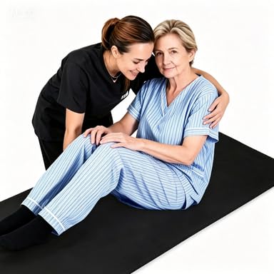 Slide Sheet for Patient Transfer, Cylindrical Sliding Sheet for Repositioning Bedridden Elderly Bedsore Prevention & Turning Aid, Safe Transfer for Wheelchair, Bed, Stretcher, Washable, Black (S)