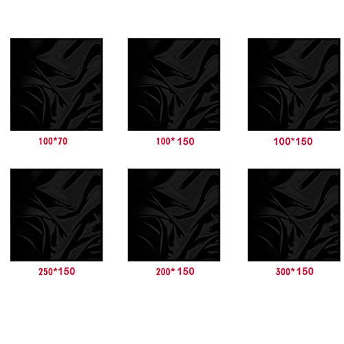 Black Velvet Photography Backdrop,Light Absorbing Non Reflective Solid Professional Black Background Cloth #TOP4
