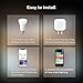 Philips Hue White Ambiance Base Lumen (60W) Smart Button Starter Kit, 16 Millions Colors, Works with Amazon Alexa, Google Assistant, Apple HomeKit 60 Watt (Old Version)