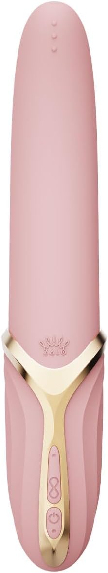 ZALO EVE Oral Pleasure Vibrator | Perfect for External and Internal Stimulations | Heating Function | USB Rechargeable | 1-Year Warranty | Sakura Pink