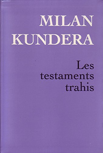 Les testaments trahis B00EHDPRZE Book Cover