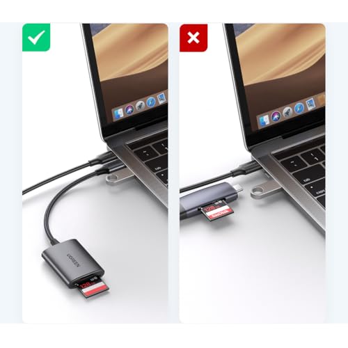 Lecteur de carte USB C UGREEN CM401 Compatible SDmicroSDTF Transfert jusquà 5 Gbit/ Design compact - vue 3